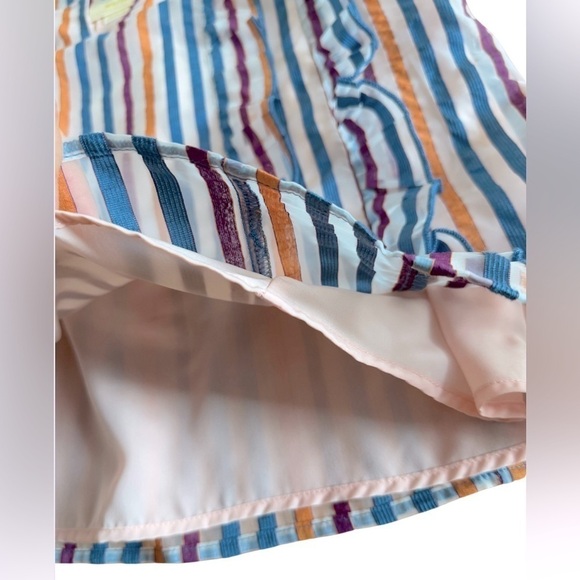 Anthropologie Maeve Elisabetta Ruffled Blouse Size 10 - Picture 9 of 12